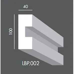 LBP002 150 cm, listwa do boniowania elewacyjna, sztukateria Exterior