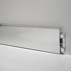 Metal Line  95/7SF  - listwa aluminiowa przypodłogowa Profilpas<br>anodowana srebrna