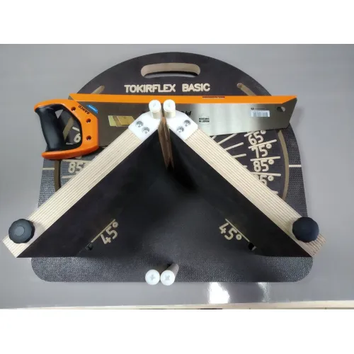 TOKIRFLEX BASIC (nowy model) - przyrżnia, skrzynka uciosowa (mitre box), ukośnica do ręcznego cięcia listw, sztukaterii (bez piły)