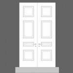 D503 - panel drzwiowy/element boazerii ściennej Orac Decor