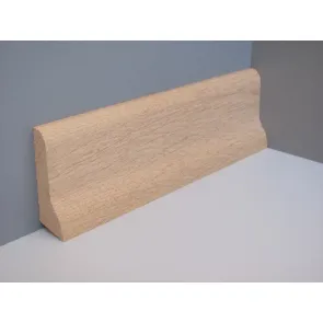 Listwa przypodłogowa drewniana 60x20 profilowana dąb