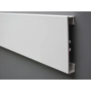 Metal Line  89/613 biała mat lakierowana - listwa aluminiowa przypodłogowa Profilpas<br>