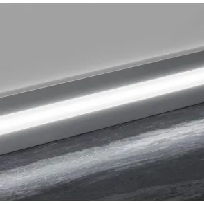 Metal Line  89/6L - listwa aluminiowa przypodłogowa Profilpas do LED<br>anodowana srebrna